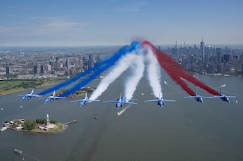 El vuelo del Ejército del Aire francés en Nueva York