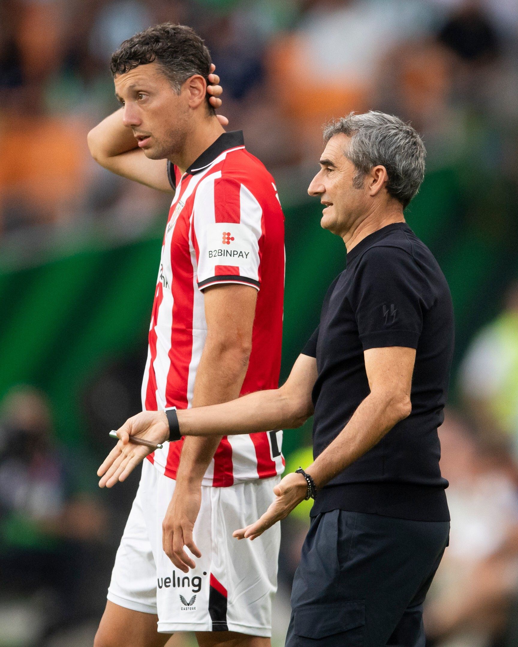 El timonel español fue suspendido 4 encuentros.        (X/Athletic Club)