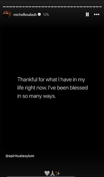 Michelle Salas agradeció por su