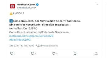 (X/ @MetrobusCDMX)