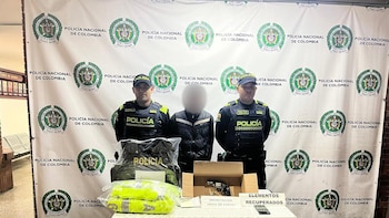 Hombres capturados por hurto en