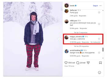 La expareja de Lando Norris,