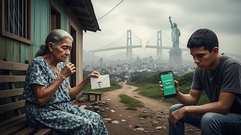 Las remesas hacia el Triángulo Norte crecen mientras caen las aprehensiones migratorias