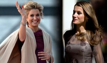 Las reinas Letizia y Máxima.