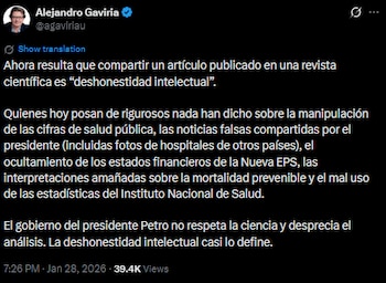 Alejandro Gaviria defendió el rigor