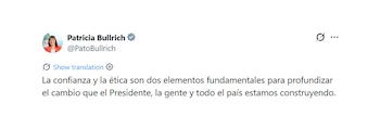 Posteos Reacciones de la politica a la renuncia de Adorni