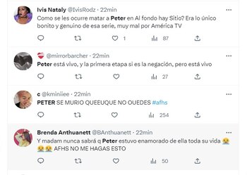 Usuarios reaccionaron a muerte de