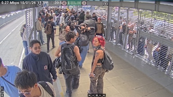 En video quedó la impactante avalancha de personas que ingresó sin pagar a una estación de TransMilenio en Bogotá