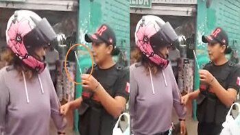 Mujer de la jeringa fue