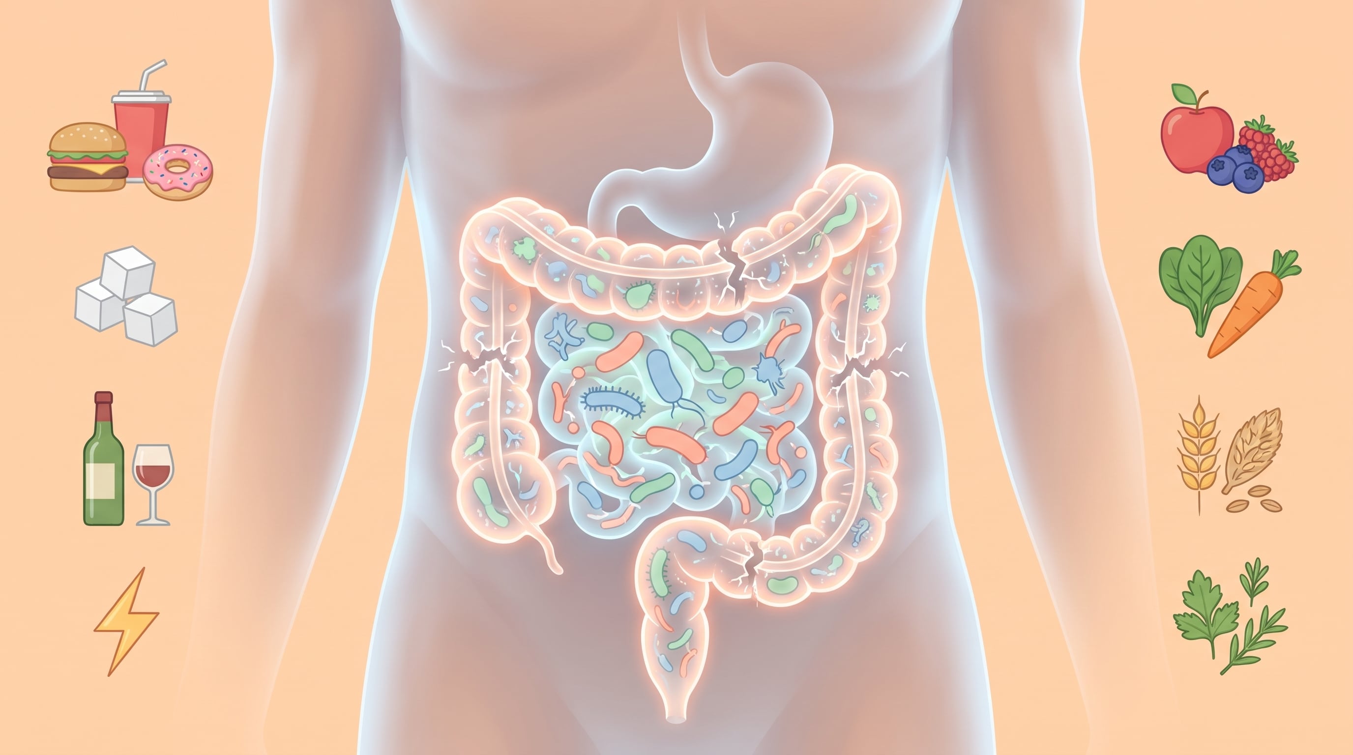 El especialista identificó a la disbiosis y a la permeabilidad de la pared intestinal como los desequilibrios digestivos más habituales (Imagen Ilustrativa Infobae)