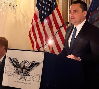 El reconocimiento fue otorgado por el Club Metropolitano Republicano a líderes internacionales. (Foto: Redes sociales)