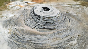 El “volcán de agua”: Pachapupum