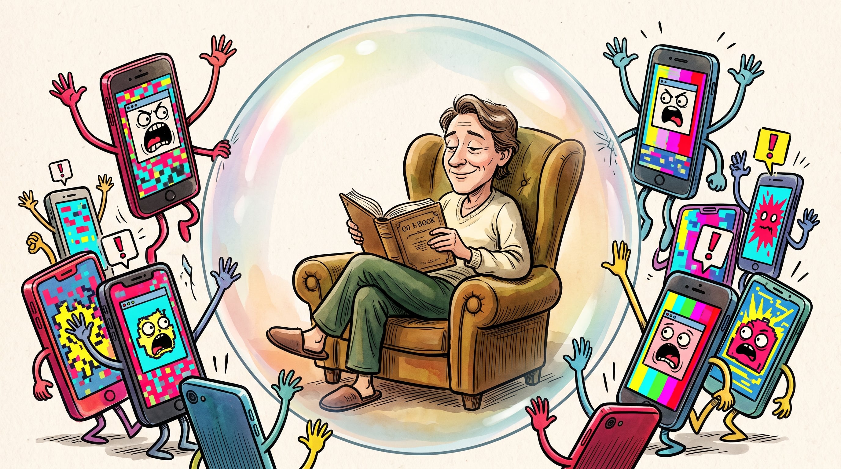 El concepto de JOMO plantea elegir una pausa consciente para valorar actividades independientes de la presencia en redes sociales (Imagen Ilustrativa Infobae)