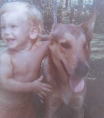 Javier en su infancia