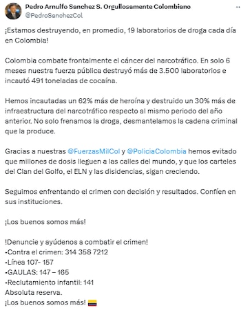 El ministro de Defensa resalta