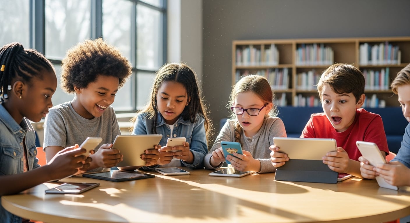 La Generación Alpha enfrenta riesgos como la sobreexposición a pantallas, el acceso a contenidos no aptos y la influencia de creadores digitales en plataformas sociales - (Imagen Ilustrativa Infobae)