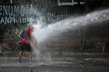 Protestas en Chile (REUTERS/Ricardo Moraes)