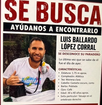 Ficha de búsqueda que circuló en redes sociales. (X/@azucenau)