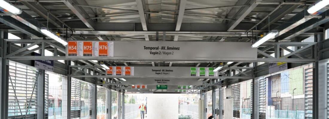 La nueva estación temporal Avenida Jiménez garantiza conexiones directas hacia las troncales Autopista Norte, Suba, Eje Ambiental, Calle 26 y Américas mediante varias rutas de TransMilenio - crédito Transmilenio