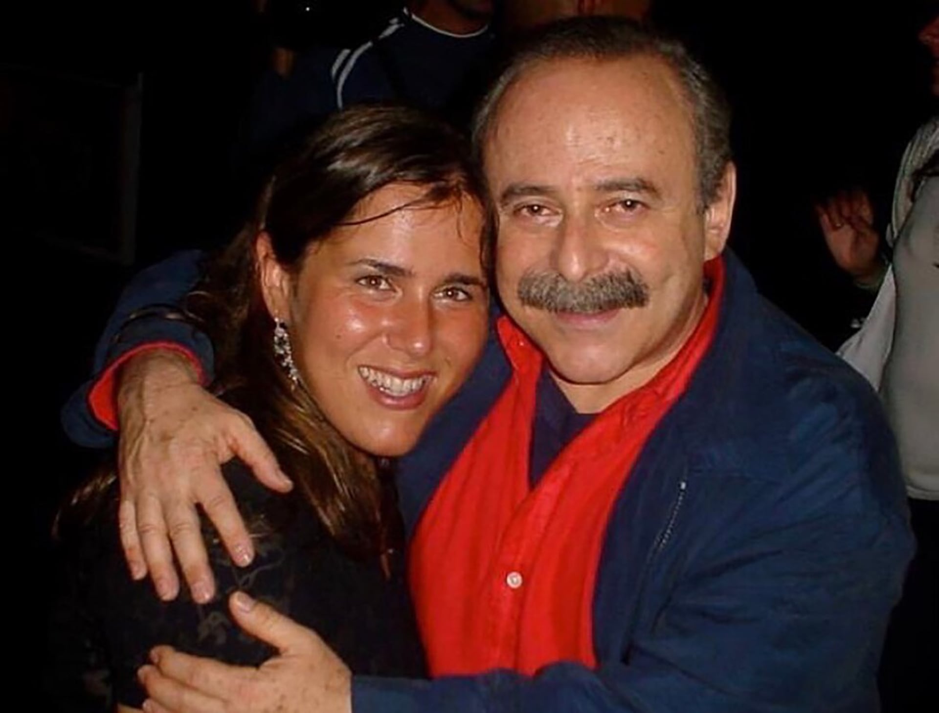 Malena Guinzburg y su padre, el recordado Jorge Guinzburg (1949-2008)