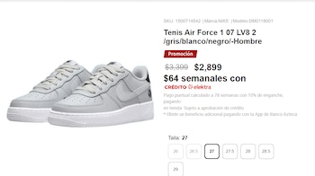 Los tenis "Air Force
