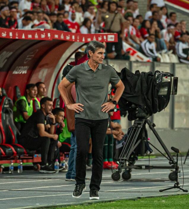 Óscar Ibáñez consiguió el segundo triunfo de Perú en Eliminatorias 2026 (ante Bolivia). El primero fue contra Uruguay con Jorge Fossati. - créditos: Paloma Del Solar