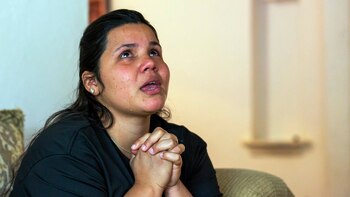 La solicitante de asilo venezolana