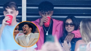 De Lamine Yamal, sin despegarse de su novia, al escondite fallido de Marc Giró: todos los famosos que acudieron al concierto de Bad Bunny en Barcelona