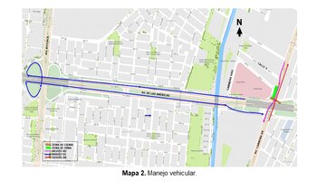 Cierre en avenida carrera 68