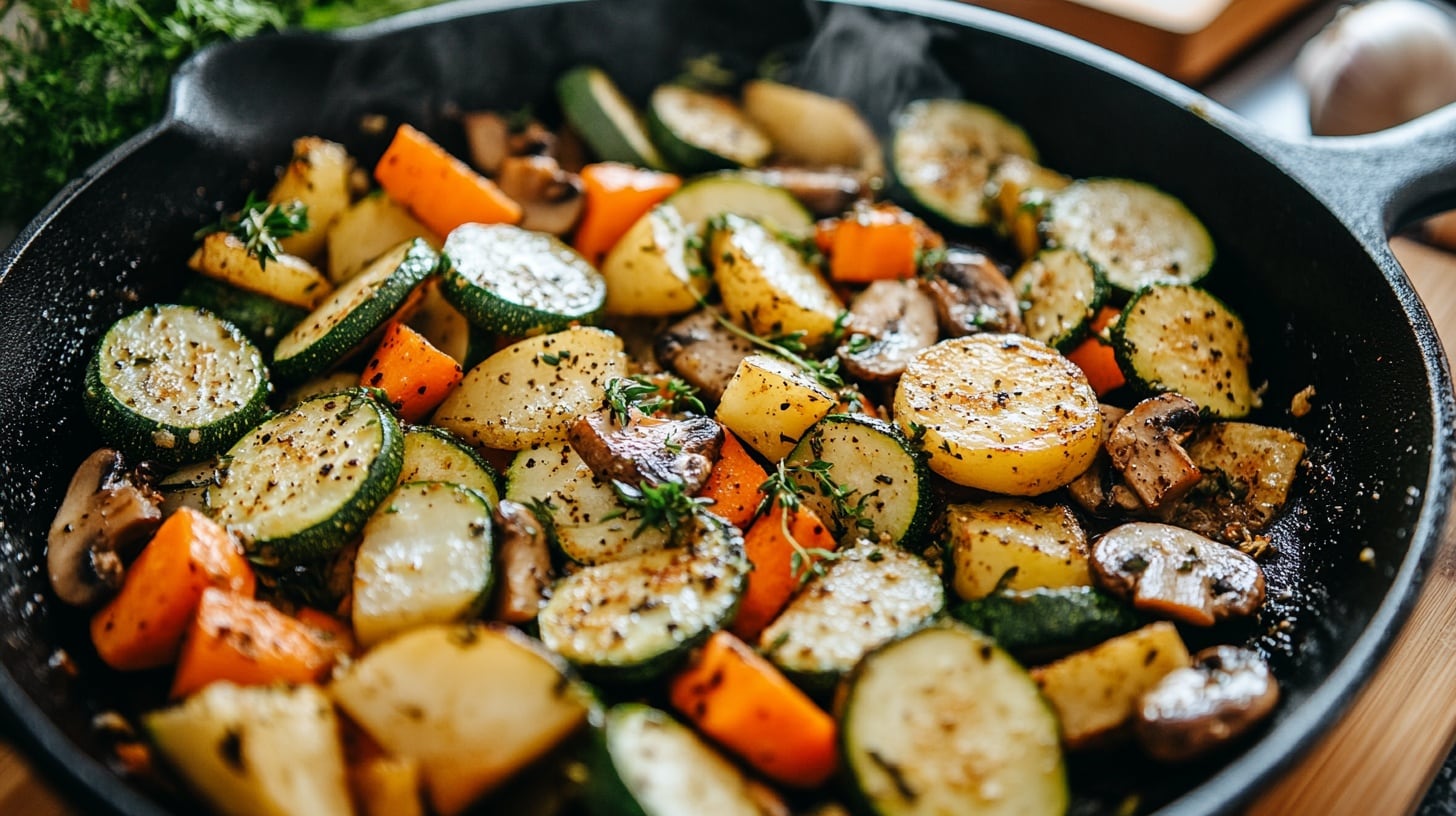 Salteado de verduras y champiñones con zucchini, morrón, zanahoria y salsa de soja (Imagen Ilustrativa Infobae)
