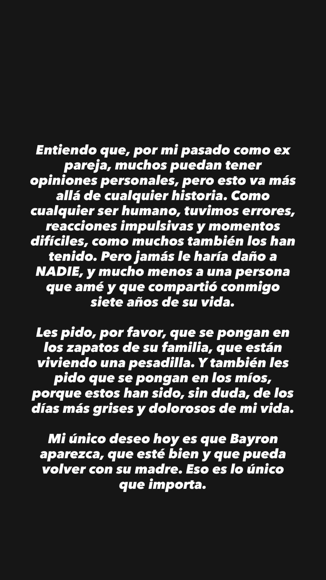La DJ afirmó que jamás le haría daño a su expareja, con la que tuvo una relación de siete años - crédito @marcelareyes/Instagram