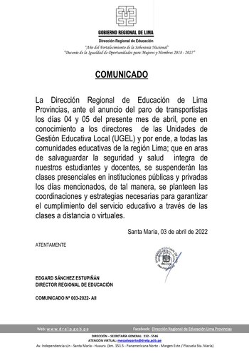 Paro de Transportistas