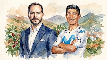 Nairo Quintana le expresó su apoyo al candidato presidencial Abelardo de la Espriella: “Mi Presidente, ¿cómo estás?"