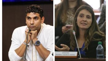 David Racero y Paloma Valencia discuten por el tema de la reelección presidencial - crédito - John Paz/Colprensa y Camila Díaz/Colprensa