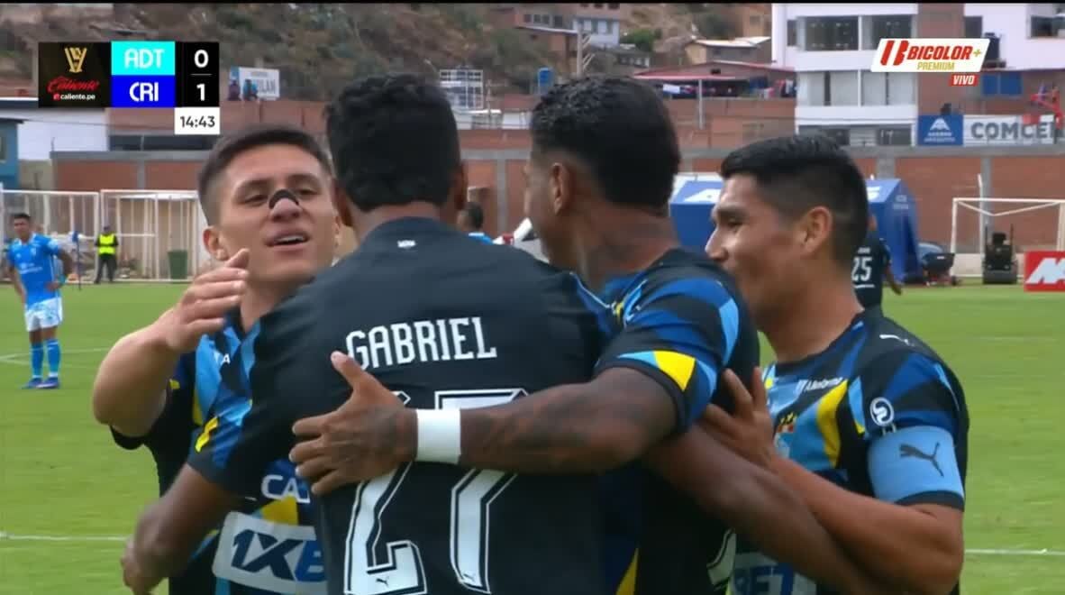 Gol de Gabriel Santana tras certera definición en Sporting Cristal vs ADT por semifinal ida de la Copa de la Liga 2026