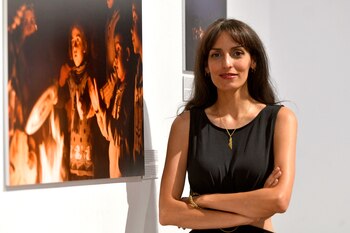 La fotoperiodista Maysun Abu-Khdeir durante