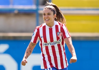 El Atlético de Madrid venció por 2-4 al FC Badalona Women. Priscila Chinchilla, con un doblete, fue la MVP del partido (Cortesía Atlético de Madrid Femenino).
