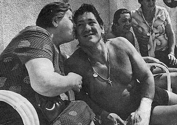 Ringo Bonavena con su mamá