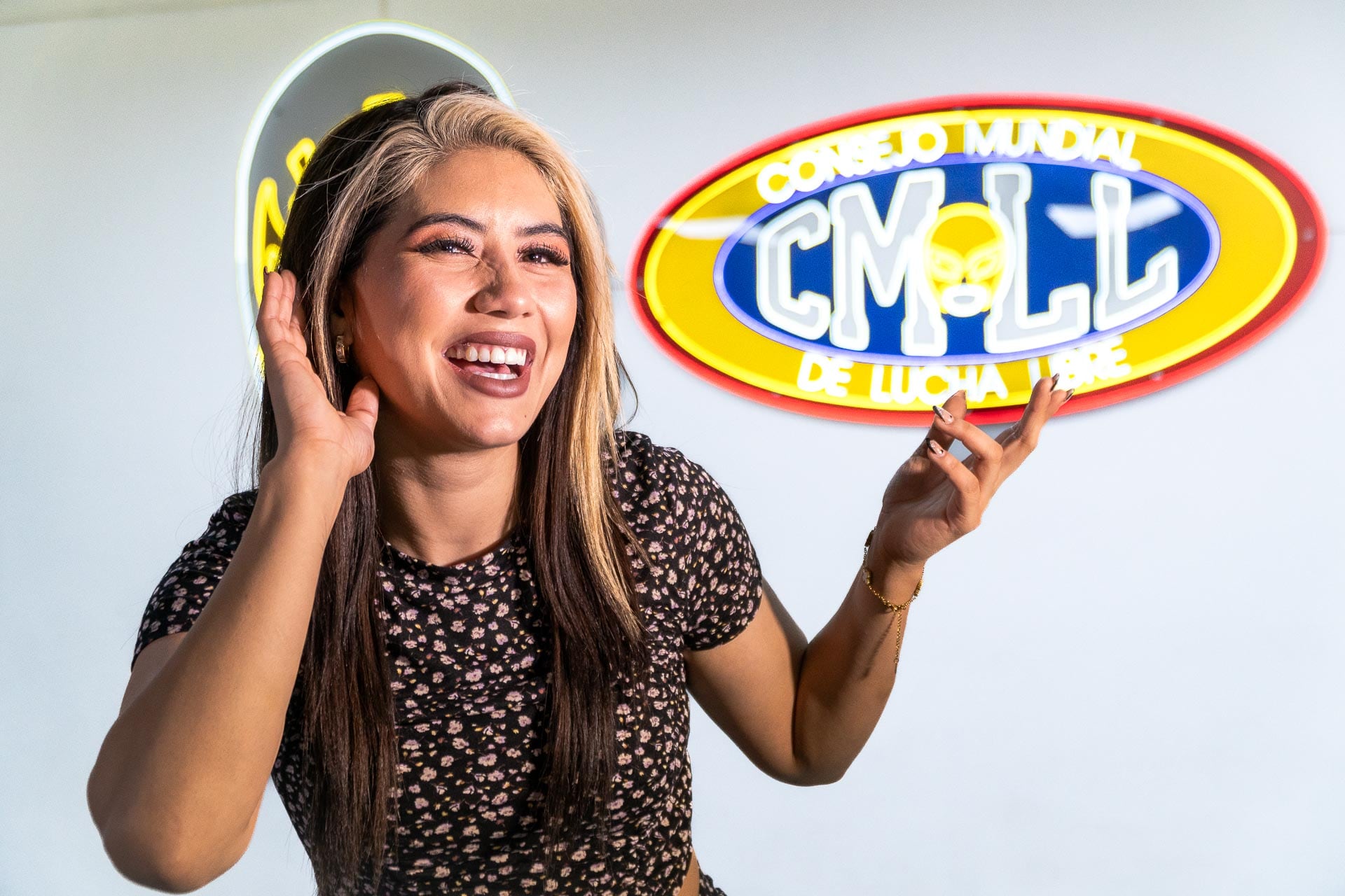 El más reciente fichaje del Consejo Mundial de Lucha Libre es la luchadora conocida como La Catalina, quien dio una entrevista exclusiva a Infobae México.Créditos: Cross Flowers/José Luis Cruz/Diego Alva.