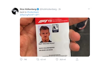 Nicolas Hulkenberg tuit