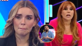 Fiorella Retiz advierte que pedirá garantías para su vida y la de su familia sobre entorno de Aldo Miyashiro. (Captura: Magaly TV La Firme)