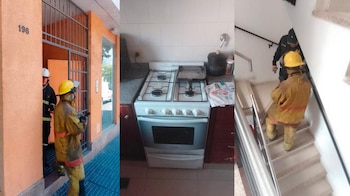 La intervención de bomberos y