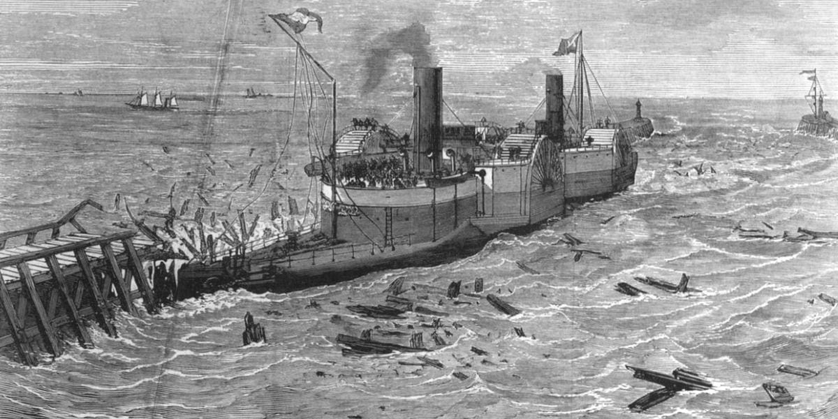 Tras varios percances y fracasos económicos, el SS Bessemer se convirtió en atracción turística antes de ser finalmente desguazado en Londres (foto: Wikipedia)