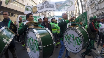 Una movilización del Sindicato de Camioneros (Foto: NA/Juan Vargas)