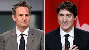 Matthew Perry y Justin Trudeau