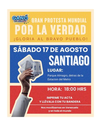 La convocatoria de la protesta