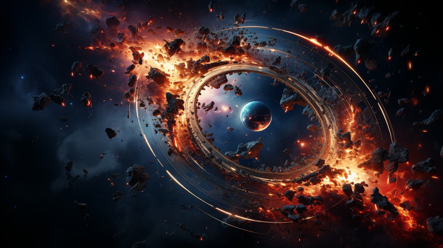 Los datos recabados por el equipo internacional muestran que la evolución galáctica resulta del enfrentamiento constante entre la fuerza explosiva de los agujeros negros supermasivos y la presión gravitatoria del ambiente cósmico (Imagen Ilustrativa Infobae)