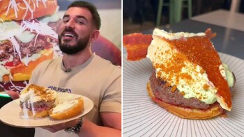 La hamburguesa de tarta de