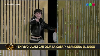 Antes de salir de Gran Hermano, Juanicar gritó "Yipio a la final" y su despedida se viralizó en redes sociales con el tema "No me importa", de Lali Espósito
