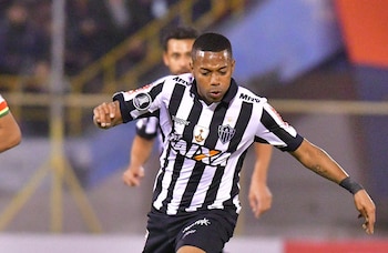 El ex futbolista Robinho durante